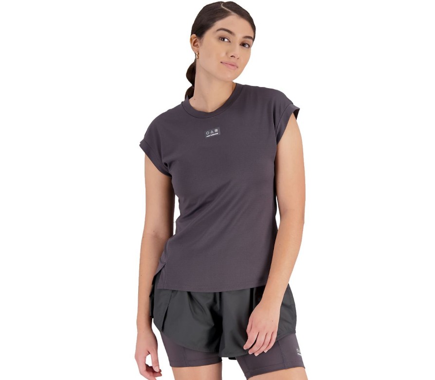 Abbigliamento New Balance | Impact Run At N-Vent Short Sleeve Top