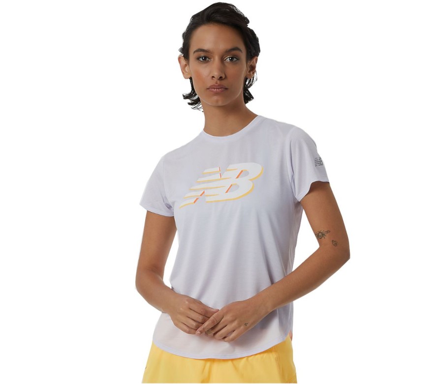 Abbigliamento New Balance | Graphic Accelerate Ss Top Wt21226Lia