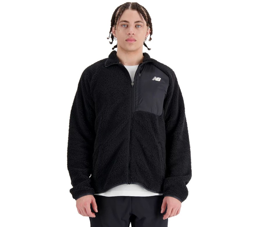 Abbigliamento New Balance | Q Speed Sherpa Jacket Mj33285Bk