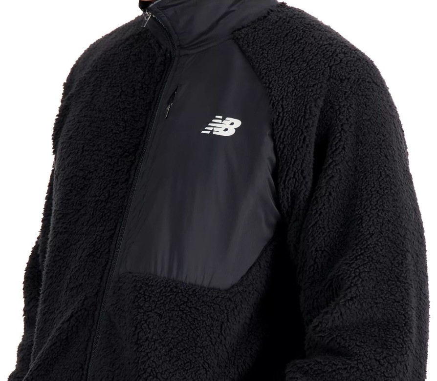 Abbigliamento New Balance | Q Speed Sherpa Jacket Mj33285Bk