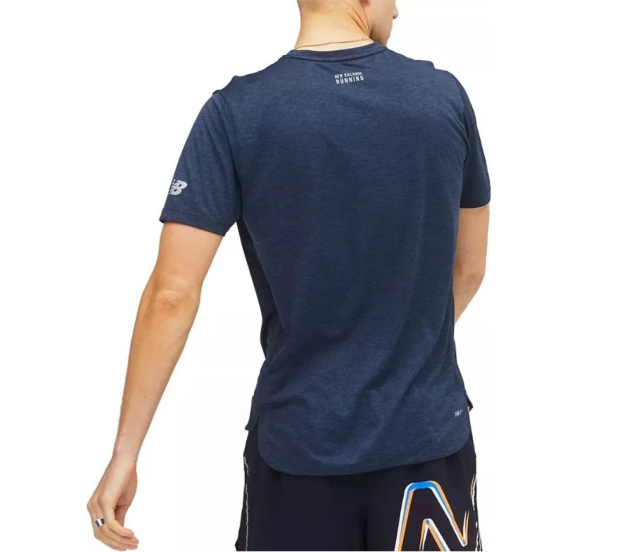 Abbigliamento New Balance | Graphic Impact Run Short Sleeve Mt21277Nml